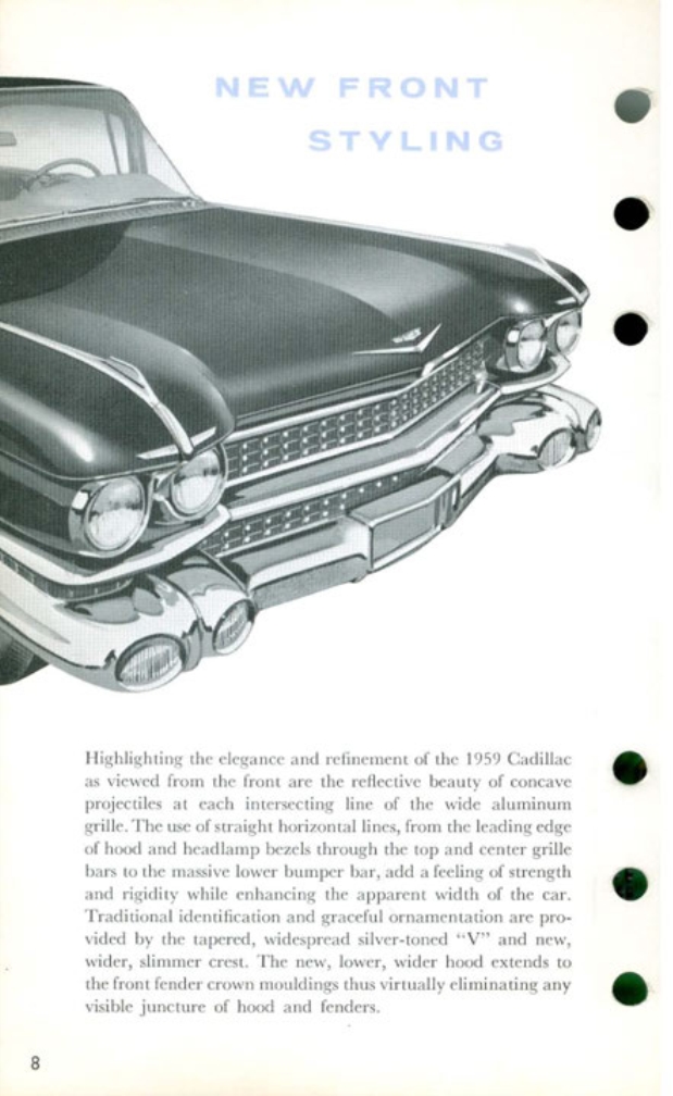 1959 Cadillac Salesmans Data Book Page 57
